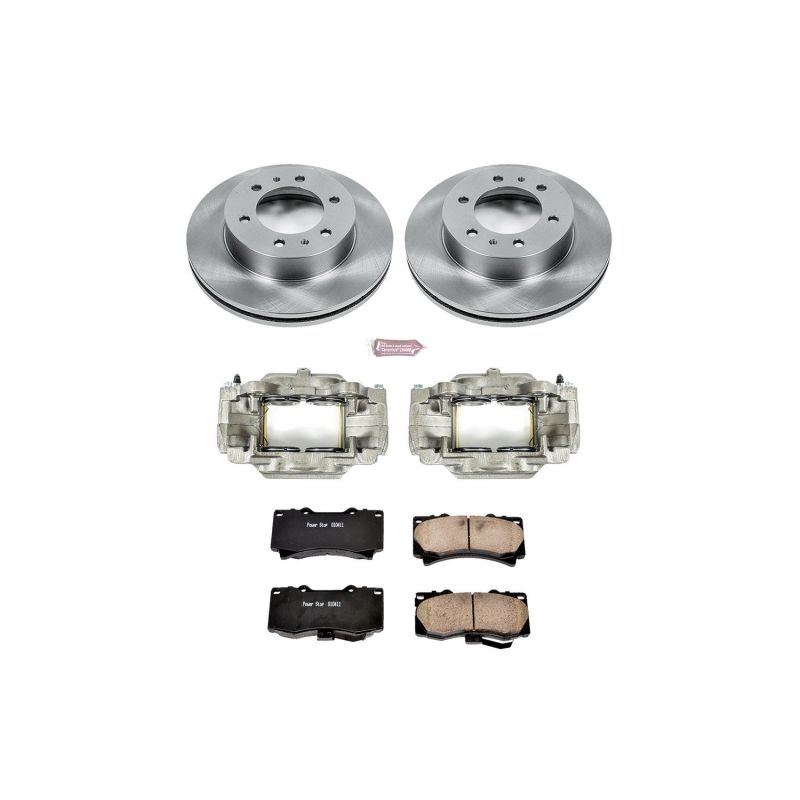 Power Stop KCOE3035 09-10 Hummer H3T Front Autospecialty Kit w/Cals