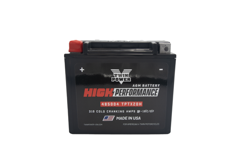 Twin 485004 Power YTX-20H High Performance Battery Replaces H-D 65991-82B Made in USA