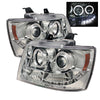 Spyder 5009654 fits Chevy Suburban 1500 Projector Headlights LED Halo LED Chrom