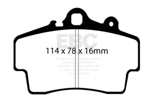 EBC DP21207 Brakes Greenstuff 2000 Series Sport Pads