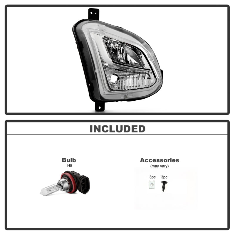 Spyder 9051005 OEM Style Fog Light fits Chevy 18-20 Equinox - Right - Passenger