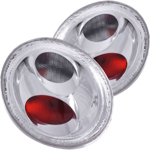 ANZO 221118 1998-2005 Volkswagen Beetle Taillights Chrome