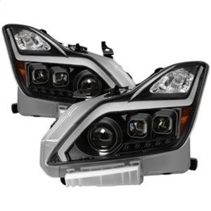 xTune 9039331 fits Infiniti G37 Coupe (non-AFS) 08-15 Projector Headlights - Bl