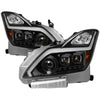 xTune 9039331 fits Infiniti G37 Coupe (non-AFS) 08-15 Projector Headlights - Bl