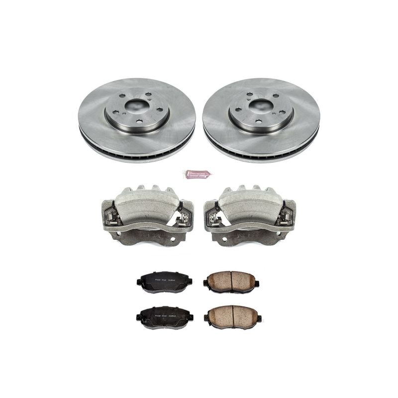 Power Stop KCOE1077 01-05 fits Lexus IS300 Front Autospecialty Kit w/Cals