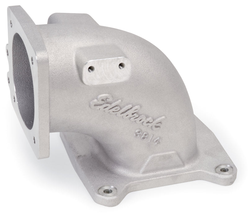 Edelbrock 3814 EFI Intake Elbow Universal 100 Deg 95mm T B to 4500 Dominator Flange Tall Profile