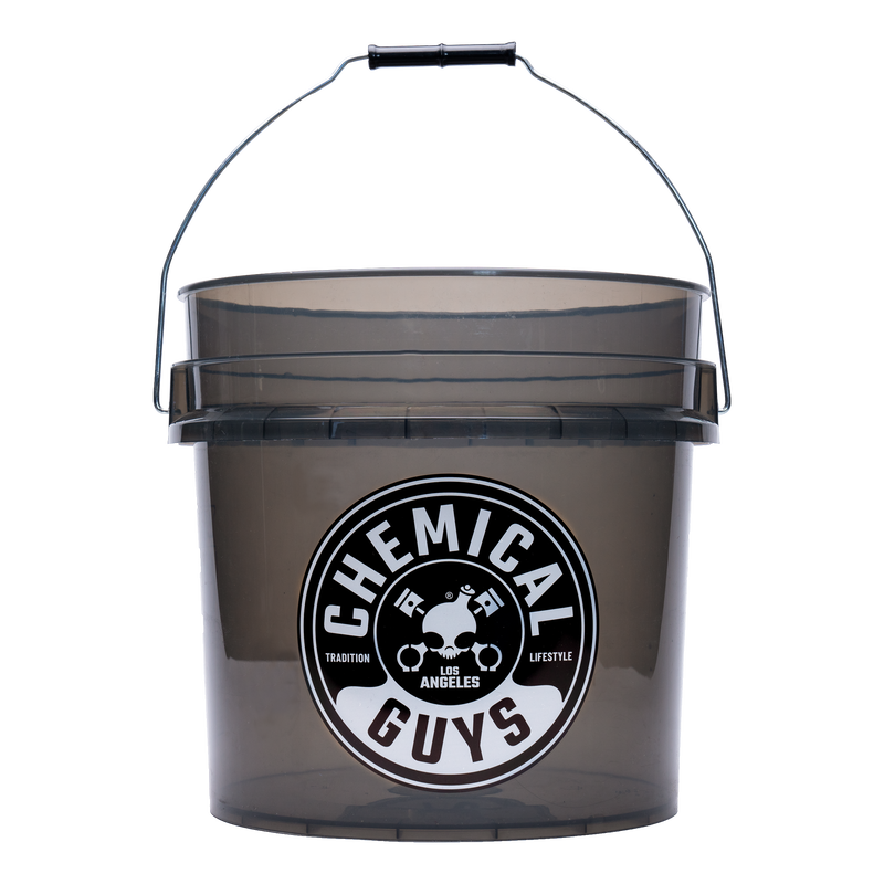 Chemical Guys ACC108 Heavy Duty Detailing Bucket Smoked Black (4.5 Gal)