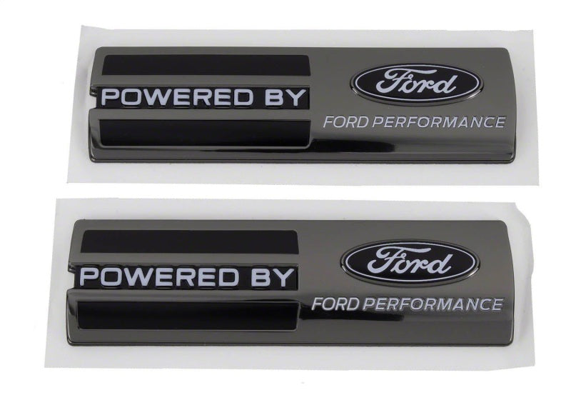 fits Ford Racing M-16098-PBFPB Powered by fits Ford Performance Fender Badge - Black