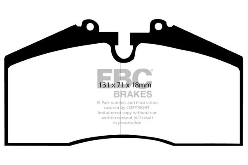 EBC DP2767 fits Porsche 86-91 928 5.0 Greenstuff Front Brake Pads