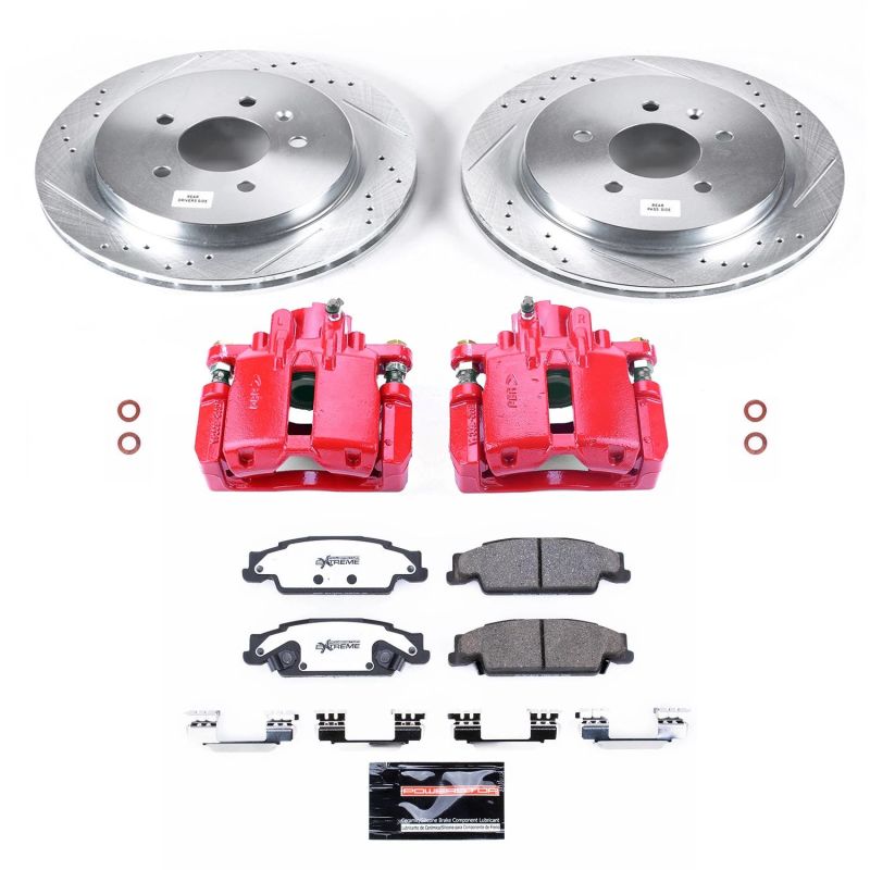 PowerStop KC1425 fits Cadillac CTS Rear Z26 Street Warrior Brake Kit w/Calipers