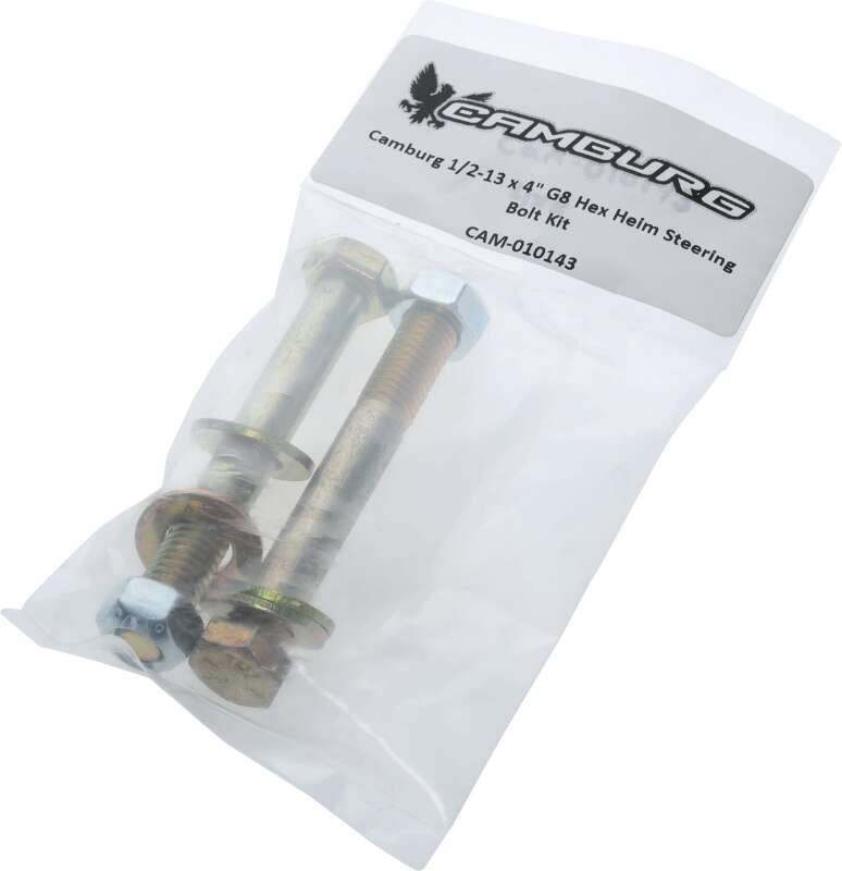 Camburg CAM-010143 1/2-13 x 4in. G8 Hex Heim Steering Bolt Kit
