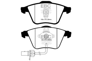 EBC DP21510 Brakes Greenstuff 2000 Series Sport Pads