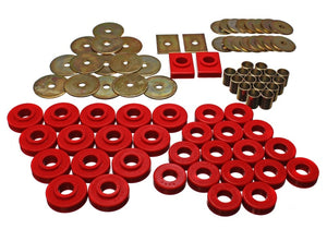 Energy Suspension 3.4120R fits GM Body Mount Set - Red