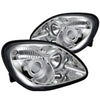 SPYDER 5011206 fits Mercedes Benz SLK Projector Halogen Model- LED Halo Chrome