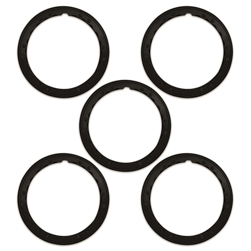 fits Ford 21-22 Racing M-1021K-BLB Bronco Bead Lock Trim Ring Kit - Black