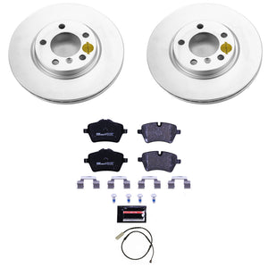PowerStop ESK6665 fits Mini 11-16 Cooper Countryman Front Euro-Stop Brake Kit