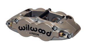 Wilwood Caliper-Narrow Superlite 6R-ST-L/H - Nickel 1.62/1.12/1.12in Pistons 1.10in Disc