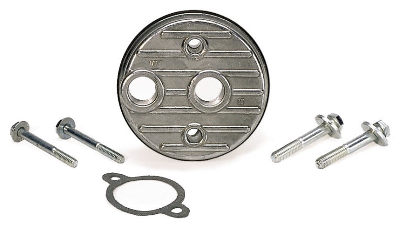 Moroso 23770 fits Chevrolet Big Block/Small Block Oil Filter Bypass Plate