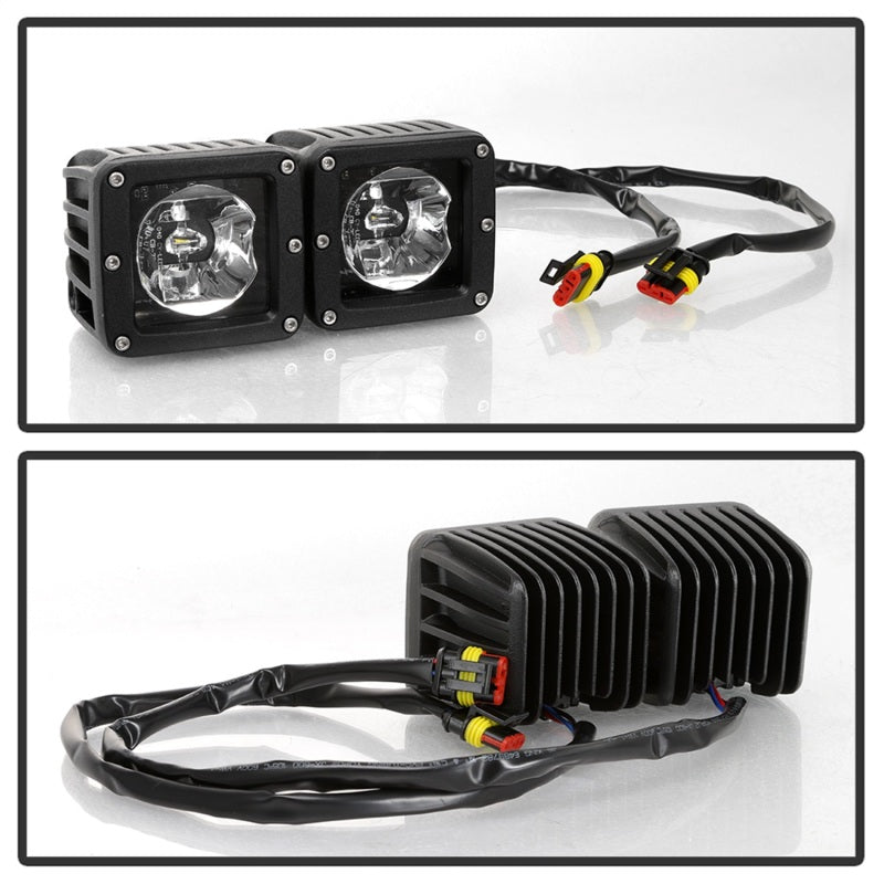 Spyder 9045424 fits Dodge 13-20 Ram 2018 1500 Only Full LED Fog Lights W/Bracke