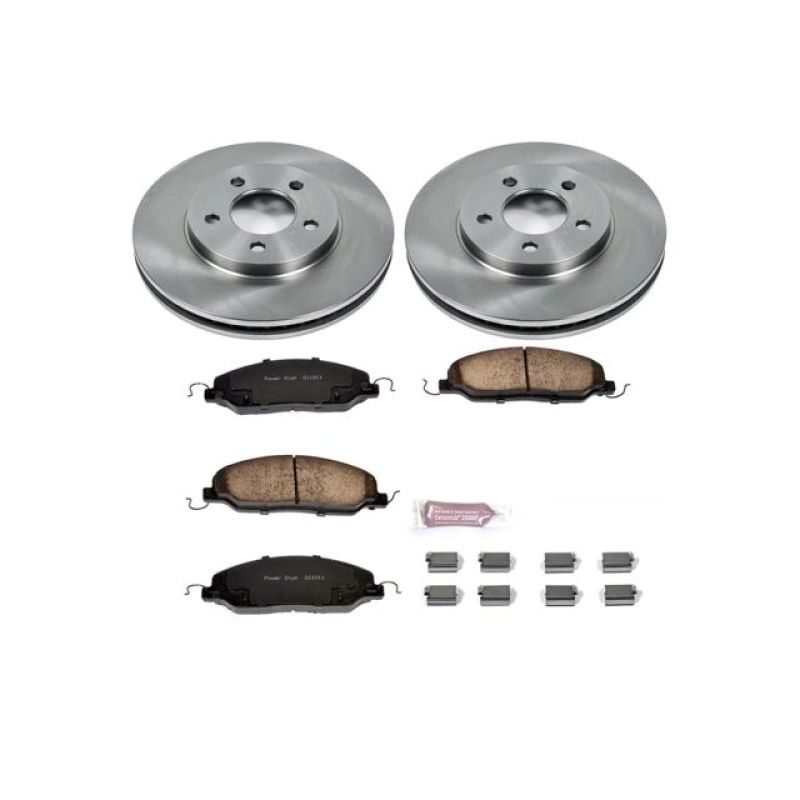 PowerStop KOE1382 fits Ford 05-10 Mustang Front Autospecialty Brake Kit
