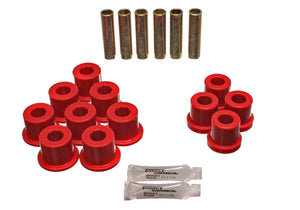 Energy Suspension 3.2108R fits GM 2 & 4 X Rear Spring Bushing - Red
