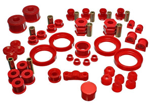 Energy Suspension 16.18109R 99-00 fits Honda Civic Si Red Hyper-Flex Master Bushing Set
