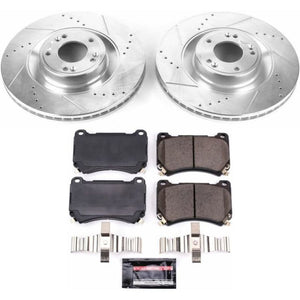PowerStop K5928 2011 fits Hyundai Equus Front Z23 Evolution Sport Brake Kit