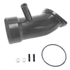 Wehrli WCF100721-GRY fits Chevrolet 17-19 6.6L L5P Duramax 3.5in Intake Horn w/PCV Port - WCFab Grey