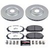 Power Stop 16-23 Jeep Cherokee Front Z36 Coated Truck & Tow Brake Kit