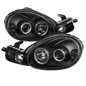 Spyder 5009906 fits Dodge 00-02 Neon Projector Headlights LED Halo LED Black Hi