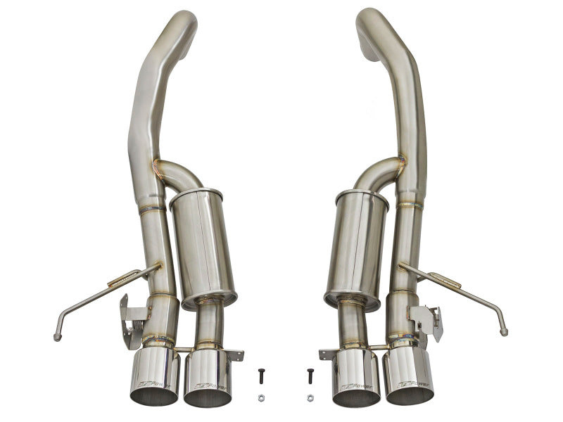 AFE 49-34082-P rce XP 3in-2 1/2in Axle Back 304SS Exhaust w/ Polished Tips 15-1