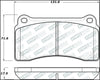 Stoptech 305.1383 Street Select 09-18 Nissan GT-R Rear Brake Pads