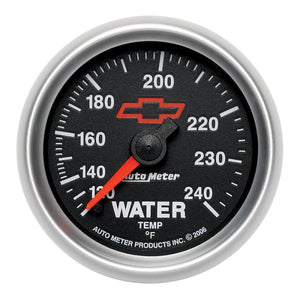 AutoMeter 3632-00406 Autometer Sport-Comp II 2-1/16in 120-240 Deg Mechanical Water Temp Gauge - Bowtie Black