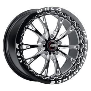 Weld  S90882063P55 Belmont Beadlock 18x12 / 5x120.65 BP / ET55 BS8.7 Gloss BLK M