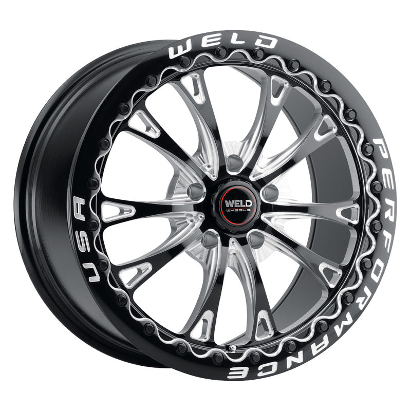 Weld  S90882063P55 Belmont Beadlock 18x12 / 5x120.65 BP / ET55 BS8.7 Gloss BLK M