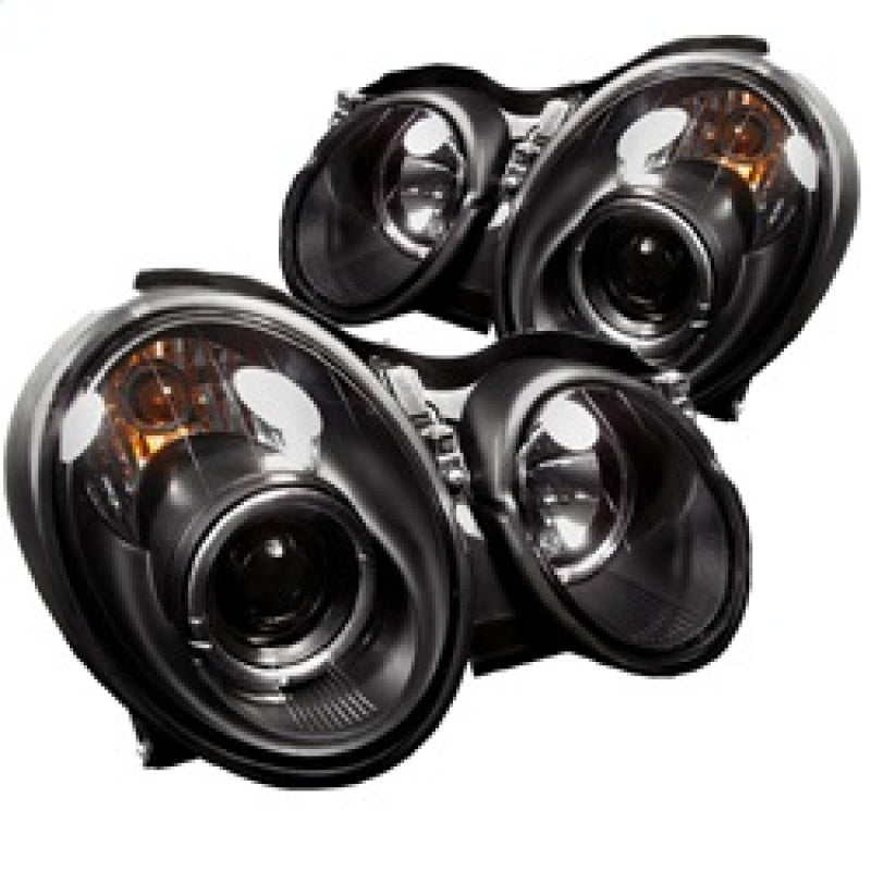 Spyder 5011176 fits Mercedes Benz CLK Projector Headlights Halogen Model- LED H