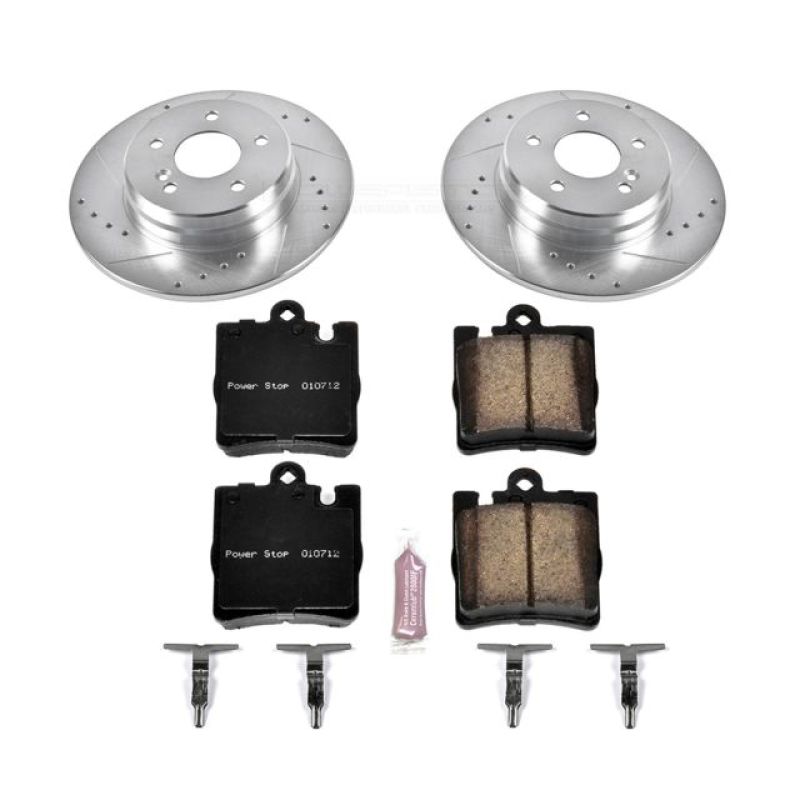 PowerStop fits Mercedes-Benz 00-03 CLK430 Rear Z23 Evolution Sport Brake Kit