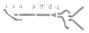 Diamond Eye Performance K4308A-RP Diamond Eye KIT 4in Turbo Back MFLR RPLCMENT PIPE DUAL ALUM94-97 5 7 3L F250/F350 PWRSTROKE NFS