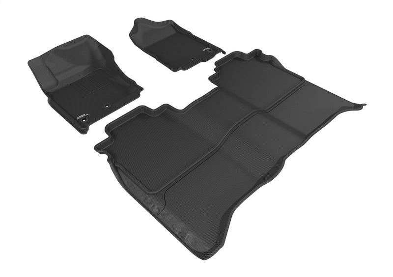 3D L1NS08401509 Maxpider 16-24 fits Nissan Titan Crew Cab Kagu Black R1 R2 (Without Storage Box)