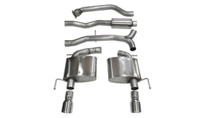 CORSA Performance 14888 Corsa 2013-2019 fits Cadillac ATS Sedan 2.0L A/T Polished Sport Dual Rear Cat-Back Exhaust
