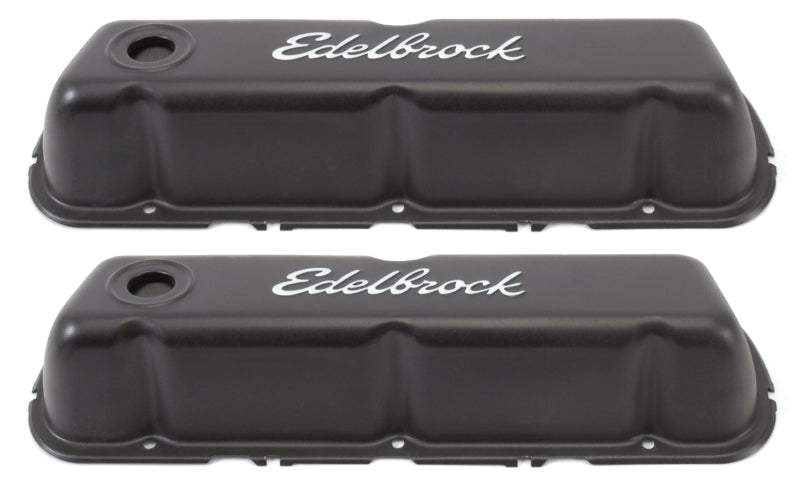 Edelbrock 4603 Valve Cover Signature Series fits Ford 260-289-302-351W CI V8 Black