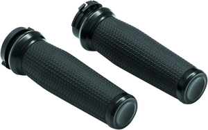 Kuryakyn 5941 Kuryakyn Thresher Grips Dual Cable Black