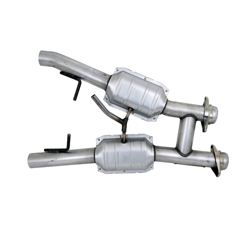 BBK  1563 Mustang 5.0 High Flow H Pipe With Catalytic Converters - 2-1/2