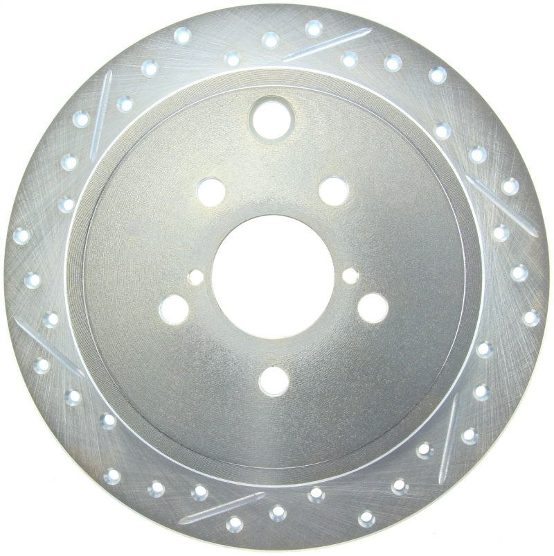 Stoptech 227.47029R Select Sport 09-13 fits Subaru Forester Slotted and Drilled Right Rear Rotor