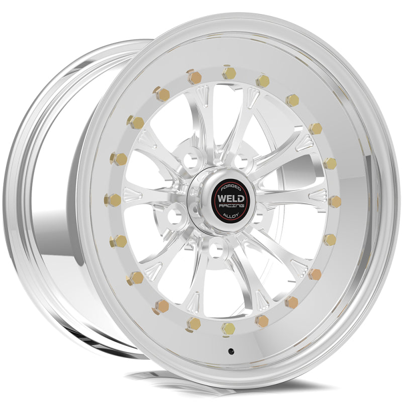 Weld  794P-55274 Vitesse 15x5 / 5x4.75 BP / 2.5in. BS Polished Wheel - Non-Beadl