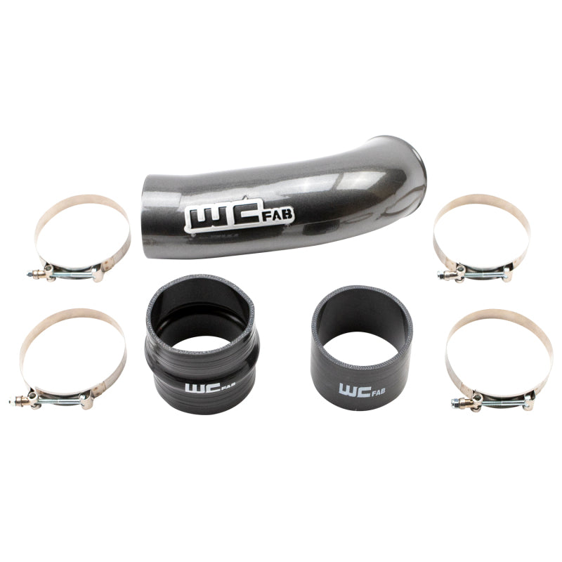 Wehrli WCF100720-SBO Duramax L5P 4in Intake Resonator Pipe - Sparkle Bomber Orange