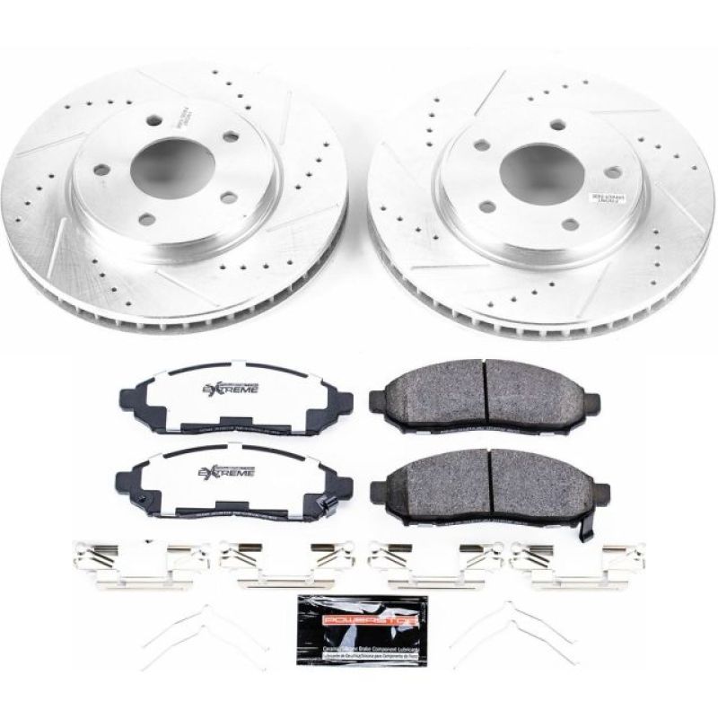 PowerStop K6492 36 fits Chevrolet City Express Front Z36 Truck & Tow Brake Kit