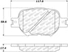 Stoptech 305.0817 Street Select Brake Pads - Front/Rear