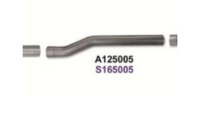 Diamond Eye Performance 125005 Diamond Eye INT PIPE 4in TB SGL/DUAL AL 6 0L F250/F350 03-07 5 9L 2500/3500 89-93 CORS SS 165005
