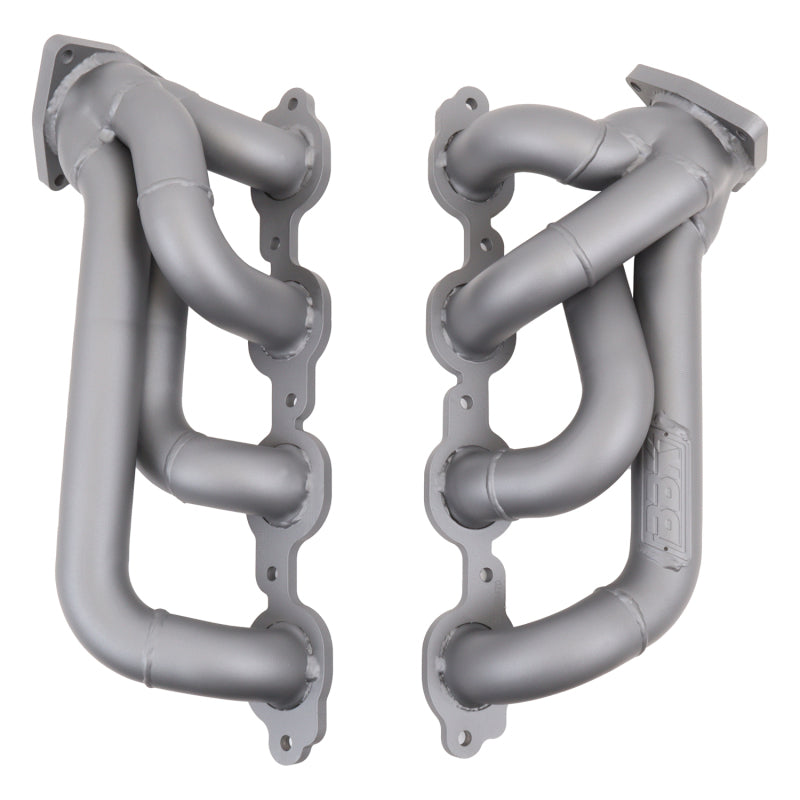 BBK  4047 GM Truck 5.3/6.2 1 3/4in Shorty Tuned Length Headers - Titanium Cerami